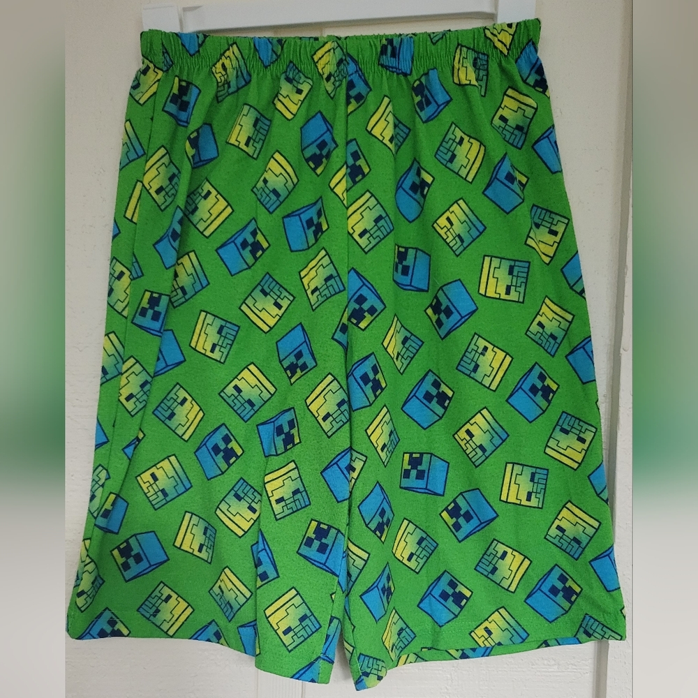 GUC Minecraft Creeper Jammie Shorts